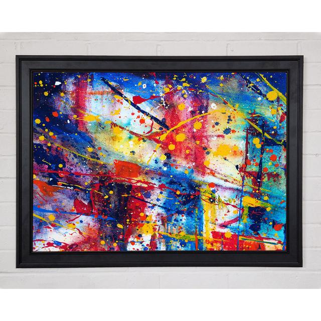 The Splatter Of The Bridge Framed Print Ivy Bronx Size: 42cm H x 59.7cm W x 1.5cm D on Productcaster.