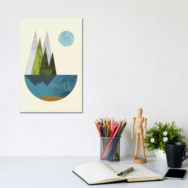 Earth by Flatowl - Gallery-Wrapped Canvas Giclée on Canvas Union Rustic Format: Wrapped Canvas, Size: 30.48cm H x 20.32cm W x 1.905cm D on Productcaster.