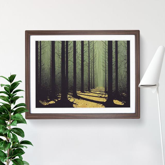 An Imaginative Forest - Picture Frame Graphic Art Alpen Home Frame Colour: Brown Framed, Size: 25cm H x 34cm W x 2cm D on Productcaster.