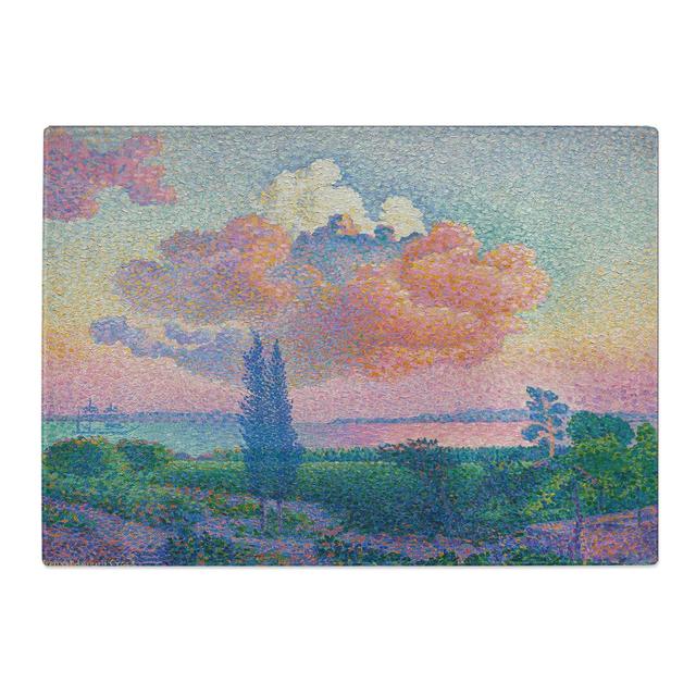 The Rose Cloud by Henri-Edmond Cross Chopping Board East Urban Home Size: 0.4cm H x 28.5cm W x 39cm L on Productcaster.