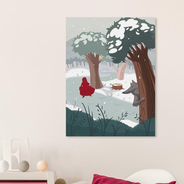 Broadway Little Riding Hood Canvas Art HoneyBee Nursery Size: 81cm H x 61cm W x 4cm D on Productcaster.