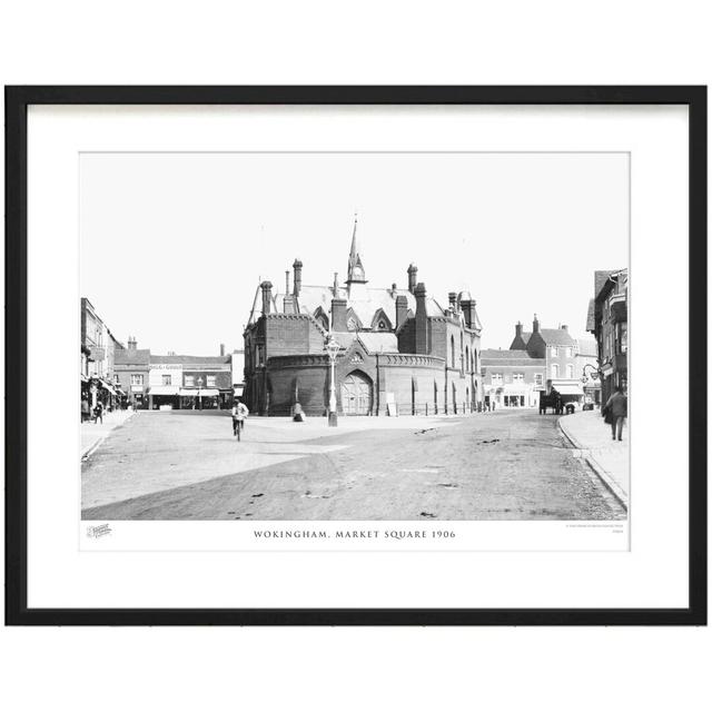 Wokingham, Market Square 1906 by Francis Frith - Single Picture Frame Print The Francis Frith Collection Size: 60cm H x 80cm W x 2.3cm D on Productcaster.