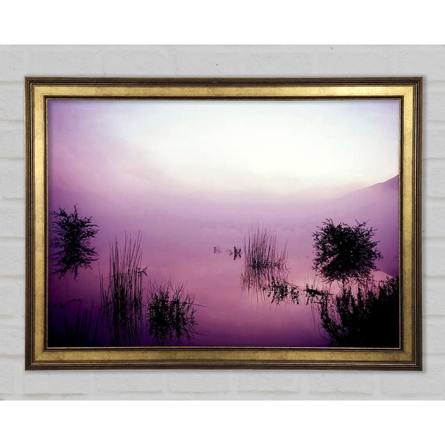 Lilac Pink Mist Framed Print Ebern Designs Size: 21cm H x 29.7cm W x 1.5cm D on Productcaster.