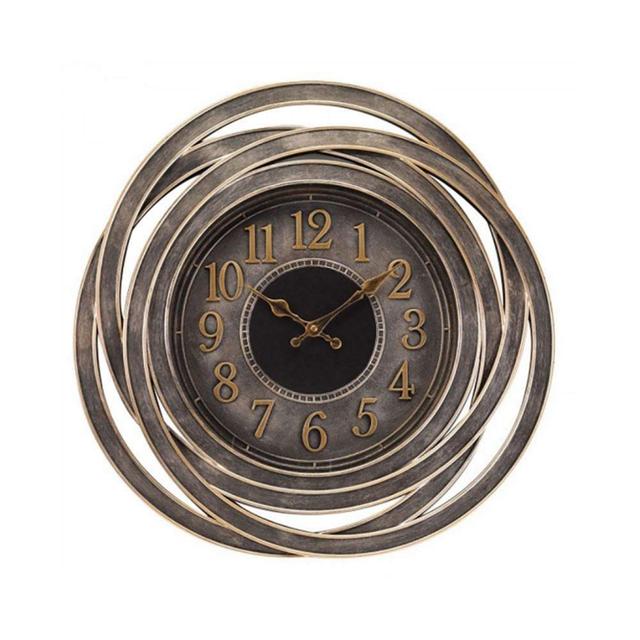 Slaboden Metal Wall Clock Williston Forge on Productcaster.