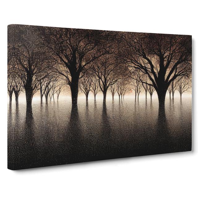 Luscious Tree Forest - Wrapped Canvas Graphic Art Alpen Home Size: 50cm H x 76cm W x 3cm D on Productcaster.