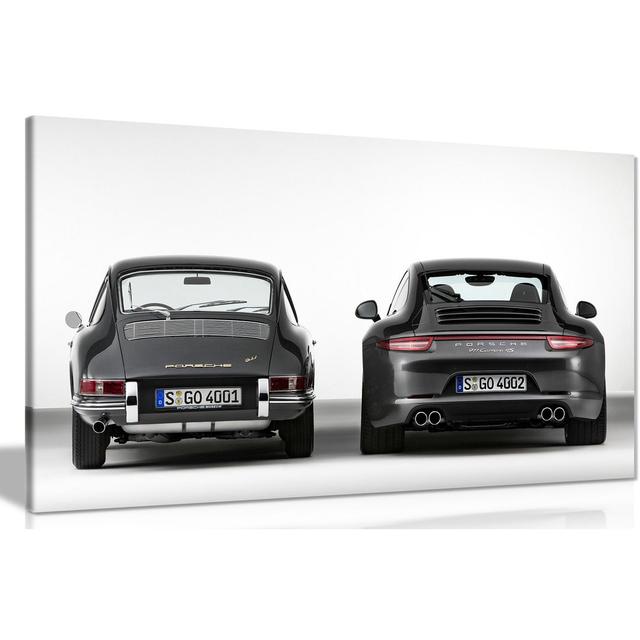 Porsche 911 Evolution Canvas Wall Art Picture Print Panther Print Size: 61cm H x 91cm W on Productcaster.