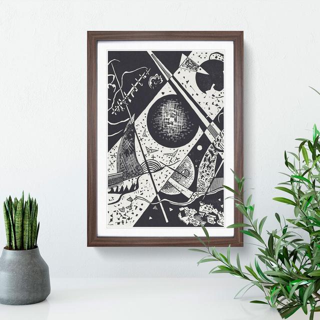 Small Worlds VI by Wassily Kandinsky - Picture Frame Graphic Art on Wood East Urban Home Size: 36cm H x 27cm W x 2cm D, Frame Option: Walnut Framed on Productcaster.