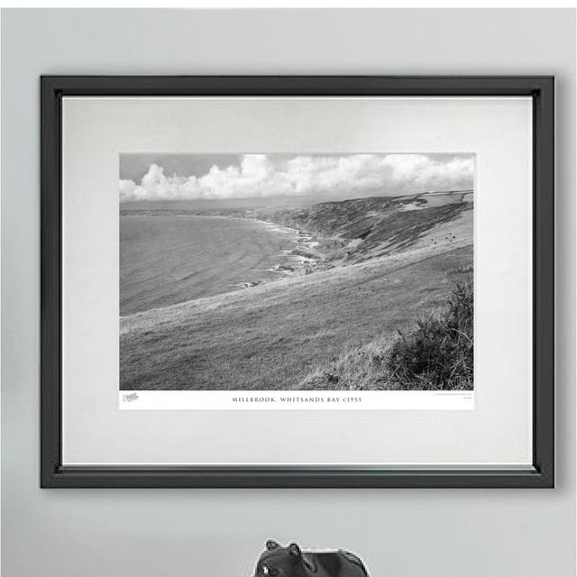 'Millbrook, Whitsands Bay C1955' - Picture Frame Photograph Print on Paper The Francis Frith Collection Size: 45cm H x 60cm W x 2.3cm D on Productcaster.