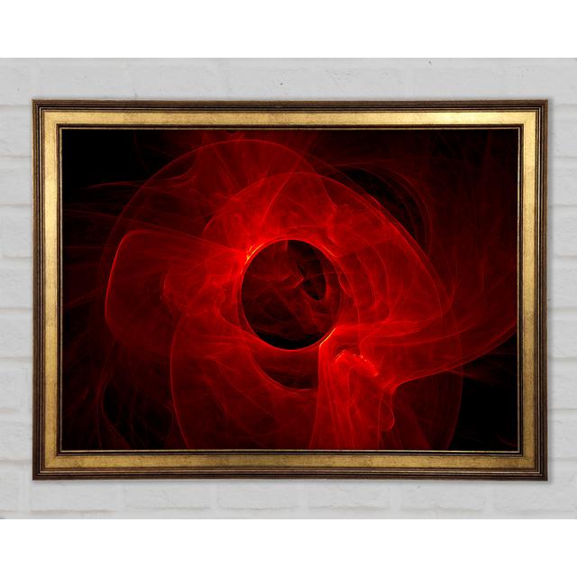 Red Planet Smoke Framed Print 17 Stories Size: 21cm H x 29.7cm W on Productcaster.