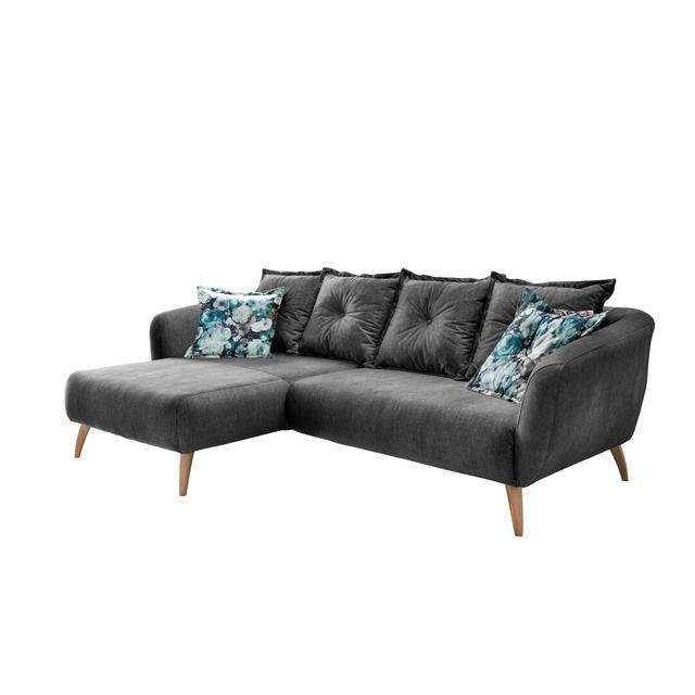 Ecksofa Denslowe ScanMod Design Polsterfarbe: Esche, Ausrichtung: Links ausgerichtet on Productcaster.