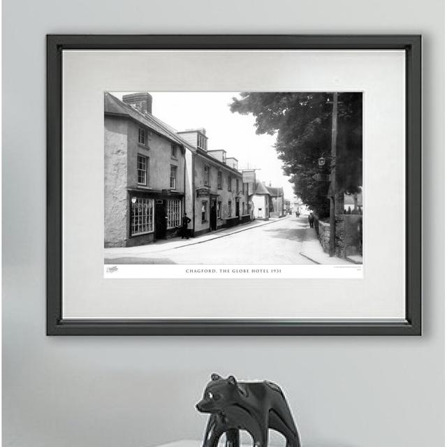 Chagford, The Globe Hotel 1931 - Single Picture Frame Print The Francis Frith Collection Size: 60cm H x 80cm W x 2.3cm D on Productcaster.