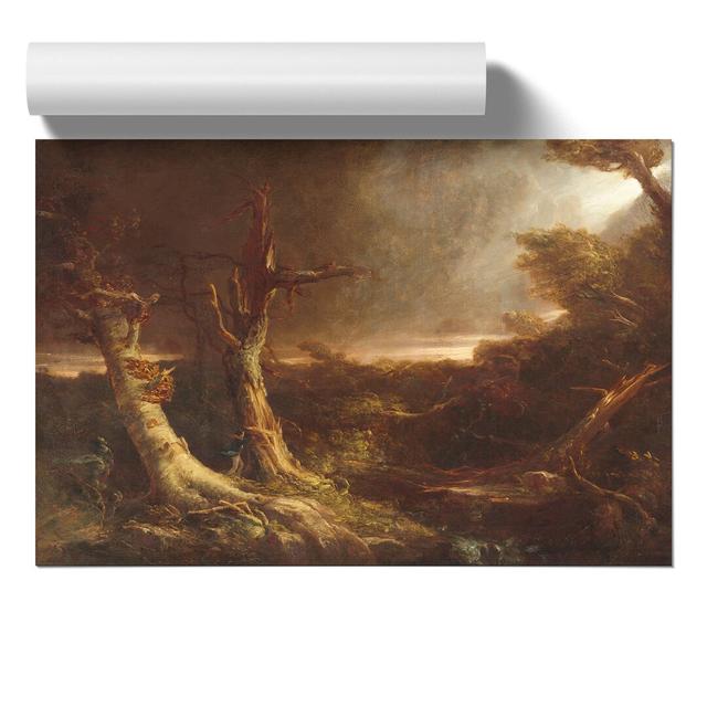 Tornado In A Forest by Thomas Cole - No Frame Painting East Urban Home Size: 21cm H x 30cm W x 0.1cm D on Productcaster.