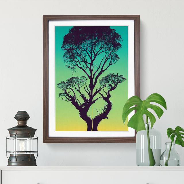 A Showstopping Tree - Picture Frame Graphic Art ClassicLiving Size: 64cm H x 46cm W x 2cm D, Frame Colour: Walnut on Productcaster.