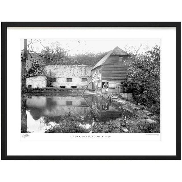 'Churt, Barford Mill 1906' by Francis Frith - Picture Frame Photograph Print on Paper The Francis Frith Collection Size: 60cm H x 80cm W x 2.3cm D on Productcaster.