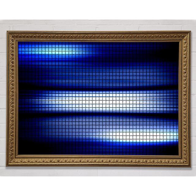 Blue Lightning Framed Print Ivy Bronx Size: 42cm H x 59.7cm W x 3cm D on Productcaster.