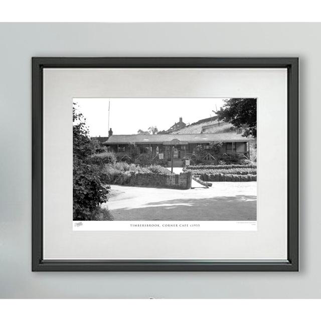 'Timbersbrook, Corner Cafe C1955' - Picture Frame Photograph Print on Paper The Francis Frith Collection Size: 28cm H x 36cm W x 2.3cm D on Productcaster.