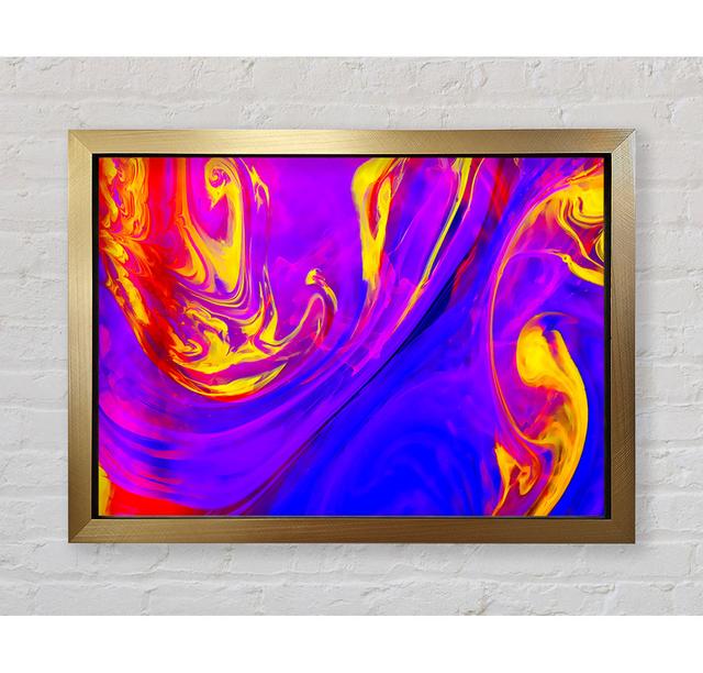 Energy Lines Framed Print Ivy Bronx Size: 59.7cm H x 84.1cm W on Productcaster.