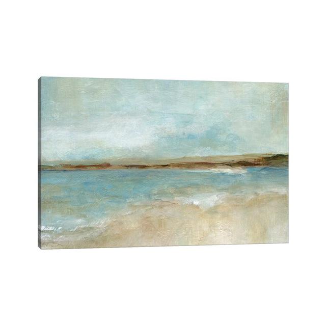 Solitary Beach by Carol Robinson - Art Prints on Canvas House of Hampton Size: 30.48cm H x 45.72cm W x 1.91cm D, Format: Wrapped Canvas on Productcaster.