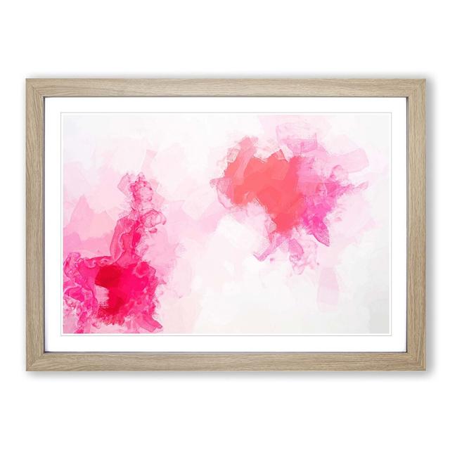 Alive with Love in Abstract - Picture Frame Painting Print East Urban Home Frame Option: Oak Framed, Size: 27cm H x 36cm W x 2cm D on Productcaster.