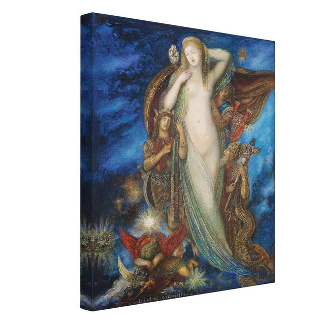 Leinwandbild Verherrlichung Helenas von Gustave Moreau Astoria Grand Format: 260g/m² Canvas, Größe: 40 cm H x 30 cm B on Productcaster.