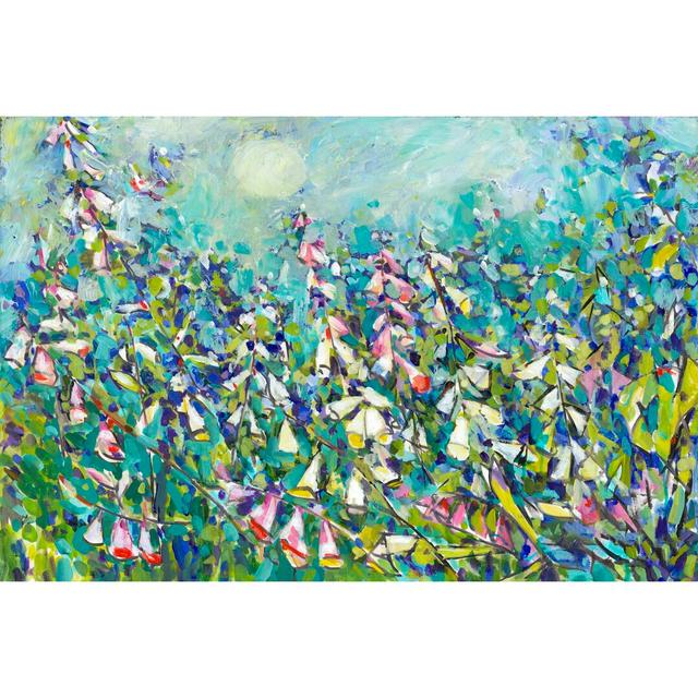 Joy In The Garden III by Tara Funk Grim - Wrapped Canvas Painting Rosalind Wheeler Size: 20cm H x 30cm W on Productcaster.