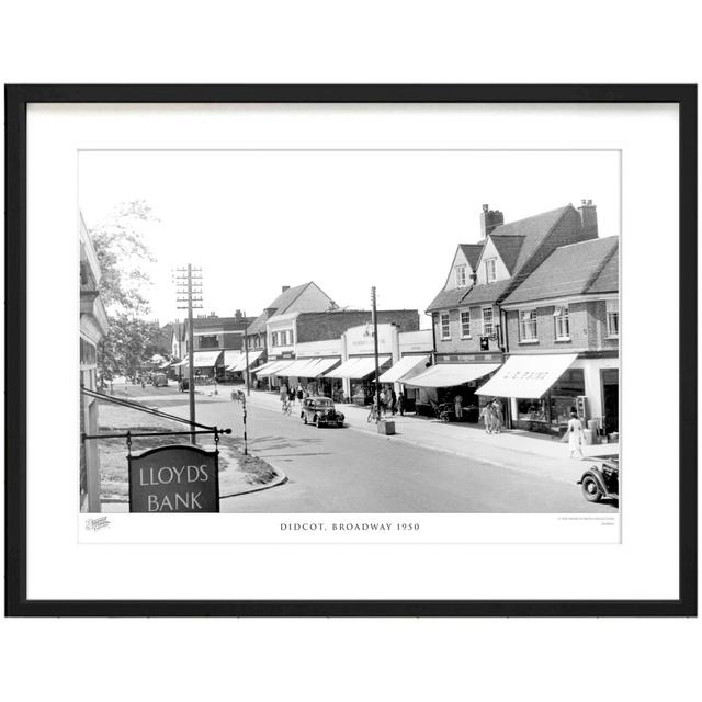 Didcot, Broadway 1950 by Francis Frith - Single Picture Frame Print The Francis Frith Collection Size: 28cm H x 36cm W x 2.3cm D on Productcaster.