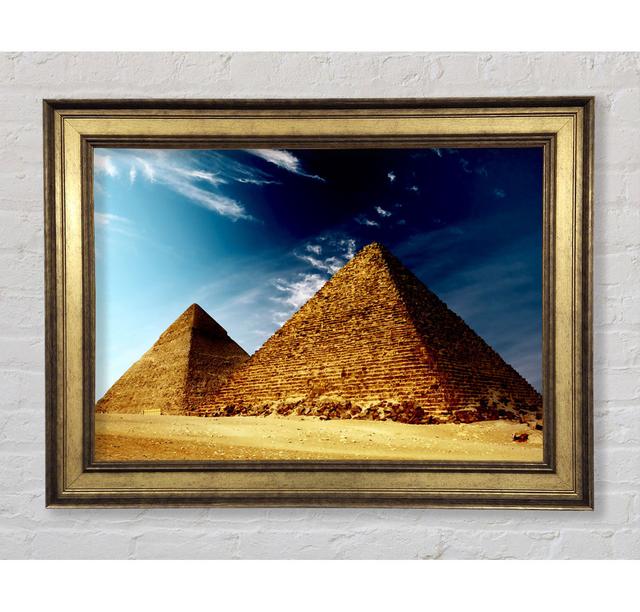 Pyramiden Kairo Ägypten - Einzelner Bilderrahmen Kunstdrucke Bright Star Größe: 84,1 cm H x 142,2 cm B x 8 cm T on Productcaster.