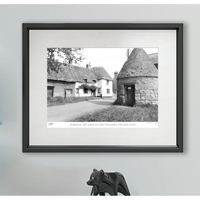 Harrold, The Lock-Up And Thatched Cottage C1960 - Single Picture Frame Print The Francis Frith Collection Size: 60cm H X 80cm W x 2cm D on Productcaster.