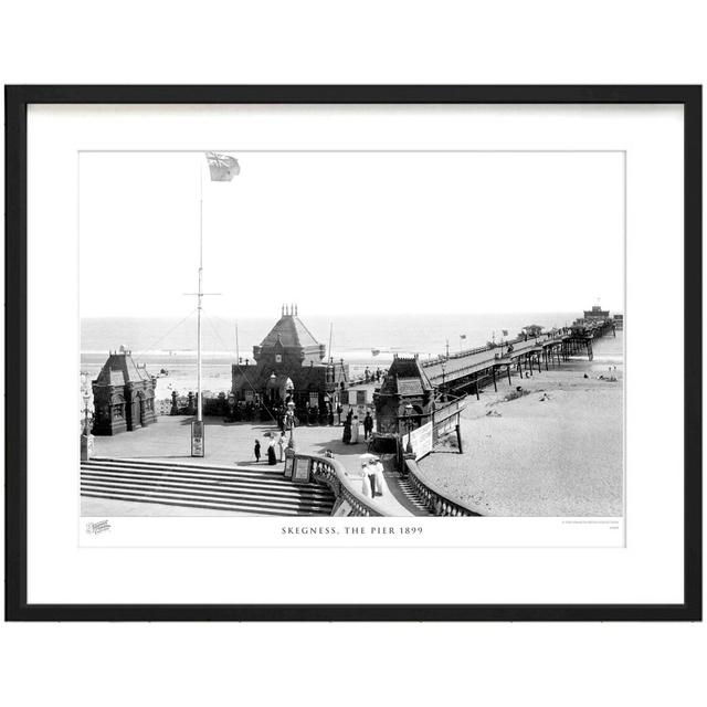 'Skegness, the Pier 1899' - Picture Frame Photograph Print on Paper The Francis Frith Collection Size: 48.4cm H x 63.6cm W x 2.3cm D on Productcaster.