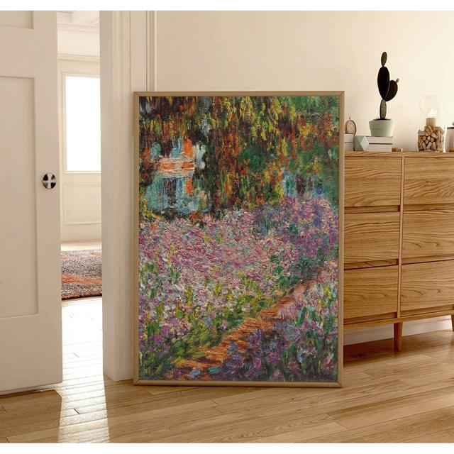 Irises In Monet's Garden, 1900 by Claude Monet - No Frame Print Marlow Home Co. Size: 21cm H x 14cm W on Productcaster.