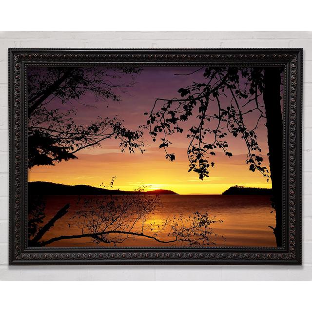 Calm Ocean Breeze - Single Picture Frame Art Prints Bright Star Size: 21cm H x 29.7cm W on Productcaster.