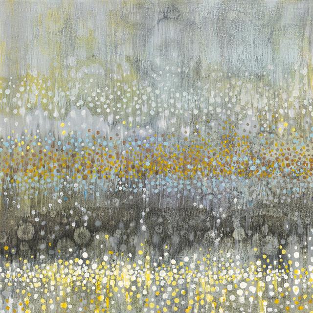 Rain III by Danhui Nai - Wrapped Canvas Art Prints Fairmont Park Size: 122cm H x 122cm W on Productcaster.