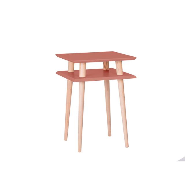 Beistelltisch Clancey Brayden Studio Farbe: Rosa im Used-Look on Productcaster.