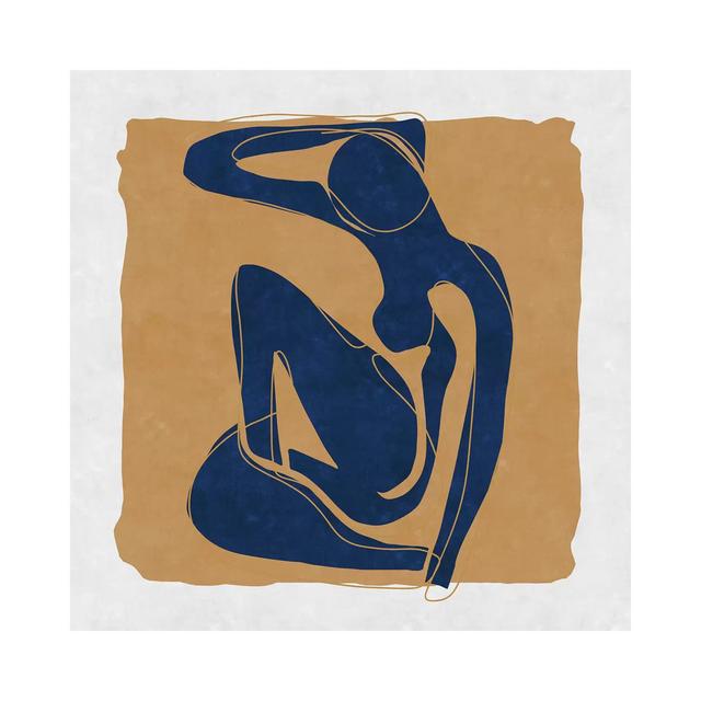 Nude Blue Woman 3 by Maximiliano Casal - Wrapped Canvas Graphic Art Metro Lane Size: 45.72cm H x 45.72cm W x 1.91cm D on Productcaster.