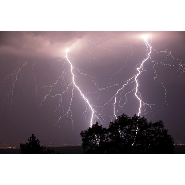 Thunderstruck - Wrapped Canvas Photograph Union Rustic Size: 30cm H x 46cm W x 3.8cm D on Productcaster.