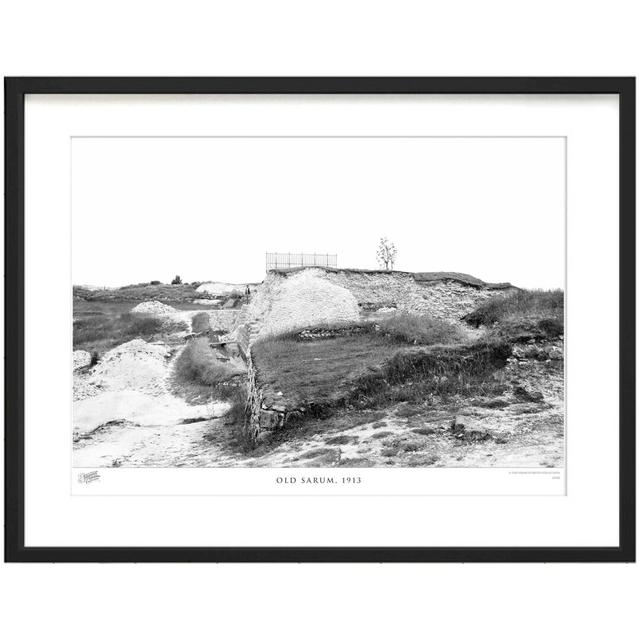 Old Sarum, 1913 - Single Picture Frame Print The Francis Frith Collection Size: 40cm H x 50cm W x 2.3cm D on Productcaster.