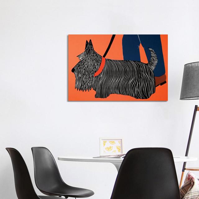 Dogs Can Heel von Stephen Huneck - Galerie-verpackte Leinwand Giclée auf Leinwand Lark Manor Format: Leinen, Größe: 66,04 cm H x 101,6 cm B x 3,81 cm on Productcaster.