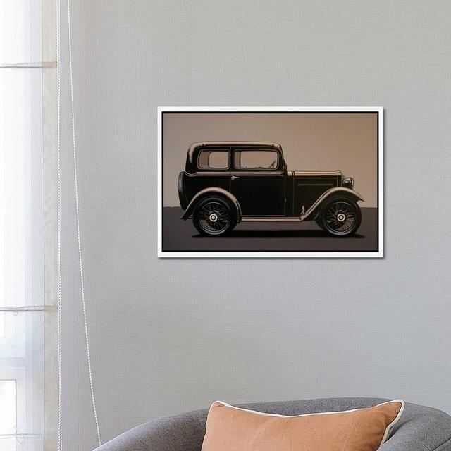 Morris Minor Saloon 1928 by Paul Meijering - Floater Frame Graphic Art on Canvas iCanvas on Productcaster.