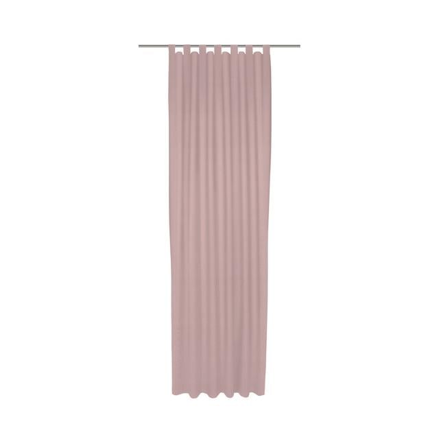 Uni Collection 100% Cotton Room Darkening Tab Top Curtain Panel Adam Panel Size: 142cm Width x 385cm Drop, Curtain Colour: Pink on Productcaster.