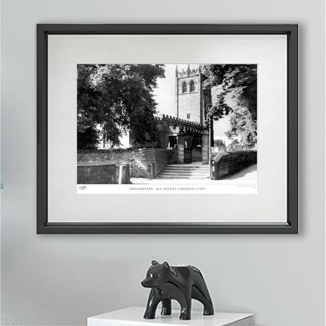 Youlgreave, All Saints Church C1955 - Single Picture Frame Print The Francis Frith Collection Size: 40cm H x 50cm W x 2.3cm D on Productcaster.