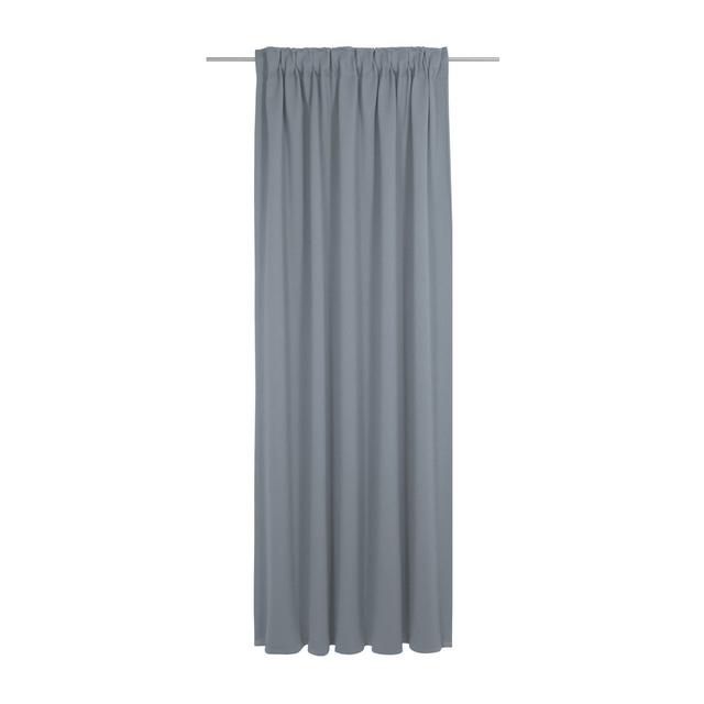 Uni Collection Light 100% Cotton Room Darkening Pinch Pleat Single Curtain Panel Adam Panel Size: 142cm wide x 335cm high, Curtain Colour: Royal blue on Productcaster.