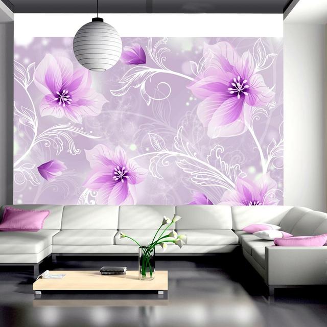 Mysterious Fun 245cm x 350cm Wallpaper East Urban Home Size: 300 cm x 210 cm on Productcaster.