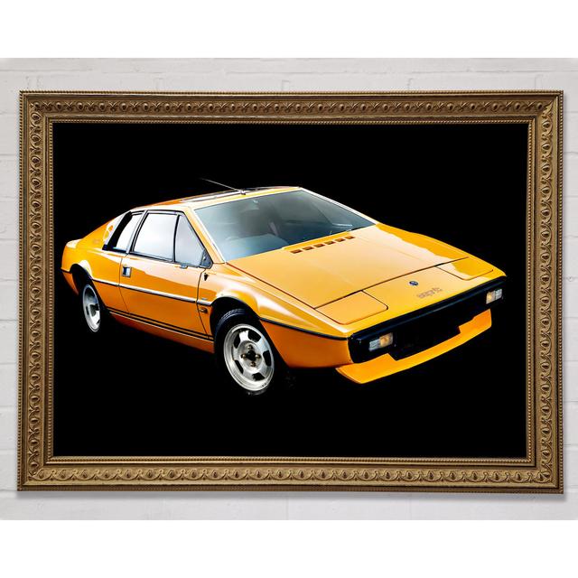 Classic Lotus Esrite Framed Print Ebern Designs Size: 84.1cm H x 118.9cm W on Productcaster.