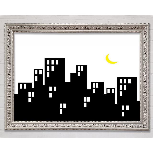 City Moonlight - Single Picture Frame Art Prints Bright Star Size: 84.1cm H x 118.9cm W on Productcaster.