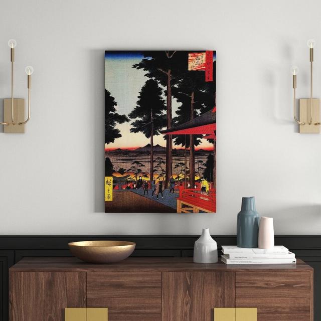 'Oji Inari Shrine' Painting Print Bloomsbury Market on Productcaster.