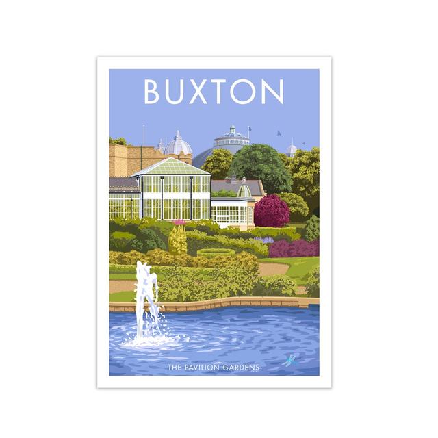 'Derbyshire Buxton' Graphic Art East Urban Home Size: 42 cm H x 29.7 cm W x 1 cm D, Frame Options: No Frame on Productcaster.