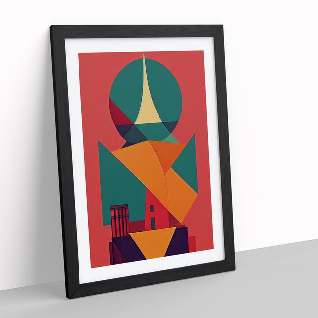 Bold Architecture No.1 Abstract - Picture Frame Graphic Art Metro Lane Frame Colour: Black, Size: 46cm H x 34cm W x 2cm D on Productcaster.