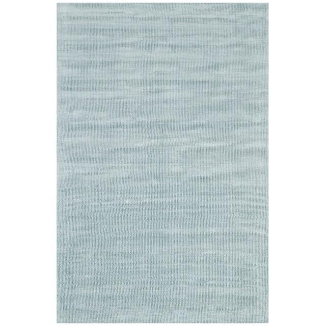 Spike Solid Colour Hand Woven 80cm X 150cm Ice Blue Area Rug Bakero on Productcaster.