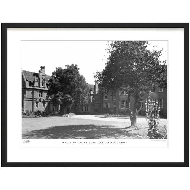 'Warminster, St Boniface College C1955' - Picture Frame Photograph Print on Paper The Francis Frith Collection Size: 40cm H x 50cm W x 2.3cm D on Productcaster.