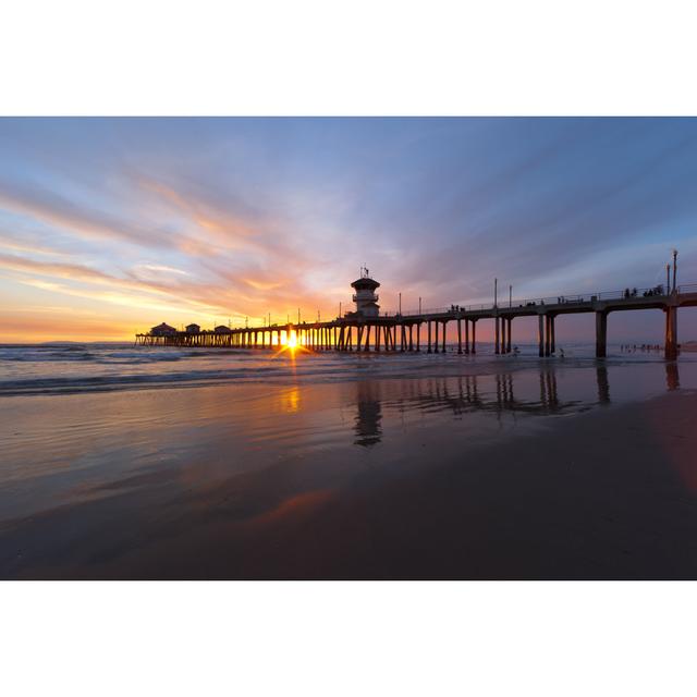 Huntington Beach Sunset Highland Dunes Size: 20cm H x 30cm W x 3.8cm D on Productcaster.